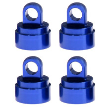 4PCS Machined Alloy Shock Caps Shock Bladder Bottoms Washers Pivot Balls for Slash 2WD 4WD,