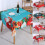 (Blue,180*140cm)Christmas Table Cloths Rectangular Printing Tablecloth Home Party Ornament Table 4