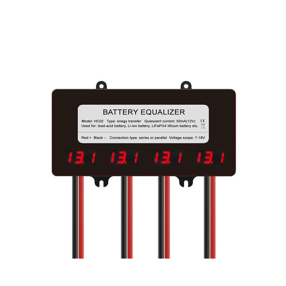 HC02 with LED Display Battery Equalizer 10A Current Active Voltage Balancer Li Li-Ion Lifepo4 LTO Lead Acid Battery