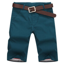 (Blue(No Belt),33)Mens Shorts Sports Casual Short Pants Trousers Military Army Cargo Pocket Summer