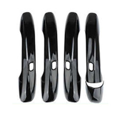 4Pcs Outer Door Handle Cover Trim Stickers for C E GLC GLB A B GLE GLS CLA GLA 15-24 4Doors with Holes A