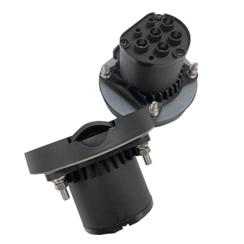 EV Charging Socket Outlet Type 2 Socket Connector 4 Point Fixed European Standard IEC 62196-2 32A 3 Phase AC 1