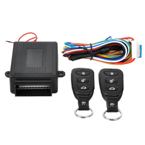 12V Universal Car Auto Remote Central Kit Door Lock Locking Vehicle Keyless Entry System with 2 Remote Control 2