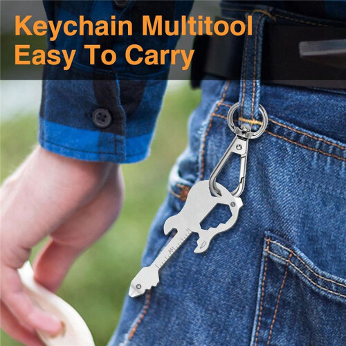 12 in 1 Keychain Multi-Tool,  EDC Tool Gear Bottle Opener Screwdriver for Camping Survival 2