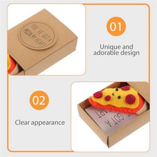 Pizza Boxes Friendship Inspired  Pizza Toy Gift Box - Cute Novelty Present 1