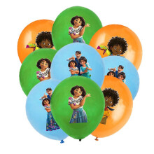 (9 Piece Balloon) Encanto Mirabel Kids Children Birthday Party Supplies Balloons Decorations Set