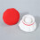 2Pcs Reusable Silicone Wine Stopper,Chef Hat Shaped Champagne Beverage Stoppers Red 6