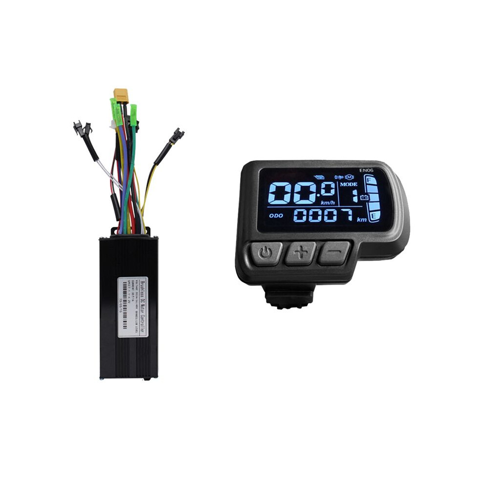 Ebike Motor Controller Lcd Led Display 36V 48V 30A 750W 1000W 2 Model Sinewave Controller Electric Bicycle En06 Display 4711367310638