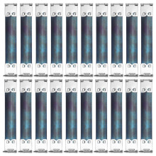 20Pcs Metal Internal Flex Frames Kiss Clasp, Purse Frame Coin Handbag Hinges Clip Bag Kiss Lock Purse Frame