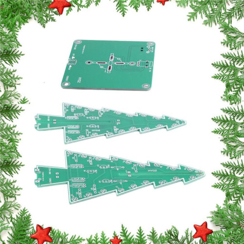 7 Colors Christmas Tree Electronic Internship DIY Kits Multifunctional Colorful Stereoscopic LED Flash Bulk Module 1