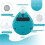 Silent Non Ticking Waterproof Shower Timer Magnetic Back Battery Operated Digital Timer Small Size Cute Timer 2