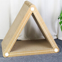 Vertical Cats Tower Scratcher for Cats Combined Triangular 3 in 1 Scratching Post for Cats Multipurpose Cats Pet Product
