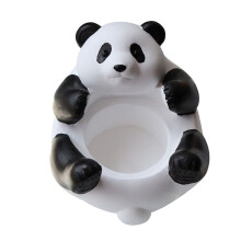 Bougeoir Chauffe-Plat, Adorable Bougeoir Panda, Porte-Anneau, Plateau à Bijoux, Support DéCoratif pour Bureau, Table, Maison