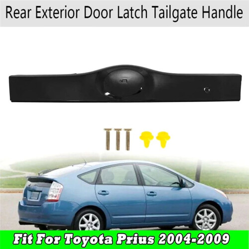 Black Rear Exterior Door  Tailgate Handle Liftgate Trunk for  Prius 2004-2009 2