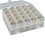 50 Pcs Metal Bobbins for Sewing Machine with Storage Box 1