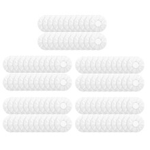 100Pcs/Set Gaming Cafe Disposable Headset Cover Non-Woven Headband Dustproof Sweatproof Headset Cover, White