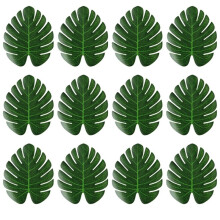 Artificial Tropical Leaves Jungle Party Decoration Animal Summer Hawaiian Wedding Home Table Decor M