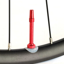 Valvola 'Aria Tubeless, MTB per Mountain Bike da Strada Set di Valvole per Cerchioni Tubeless Attacco per Parti di Ricambio per Ciclismo Nero-60mm