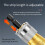 Cable Wire Stripper and Twister, Cable Twisting Stripping Tool with Wrench, Portable Power Drill Wire Stripper 2.5 4