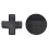 For  One Elite Series 2 2PCS D-Pad Gaming Metal Controller Parts Replacement Controller Component Set Black 1