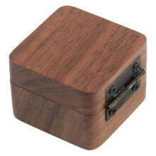 Gitarrenplektrum-Box Aus Walnussholz, Aufbewahrungskoffer für Gitarrenplektren, Organizer für Bass, Ukulele, Musikinstrument, ZubehöR, Geschenke