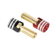 2Pcs/Set Battery Heatsink Plugs & Grips Kit 5.0mm for 1/10 Off-Road Truck RC Car Accessories Upgrade Part