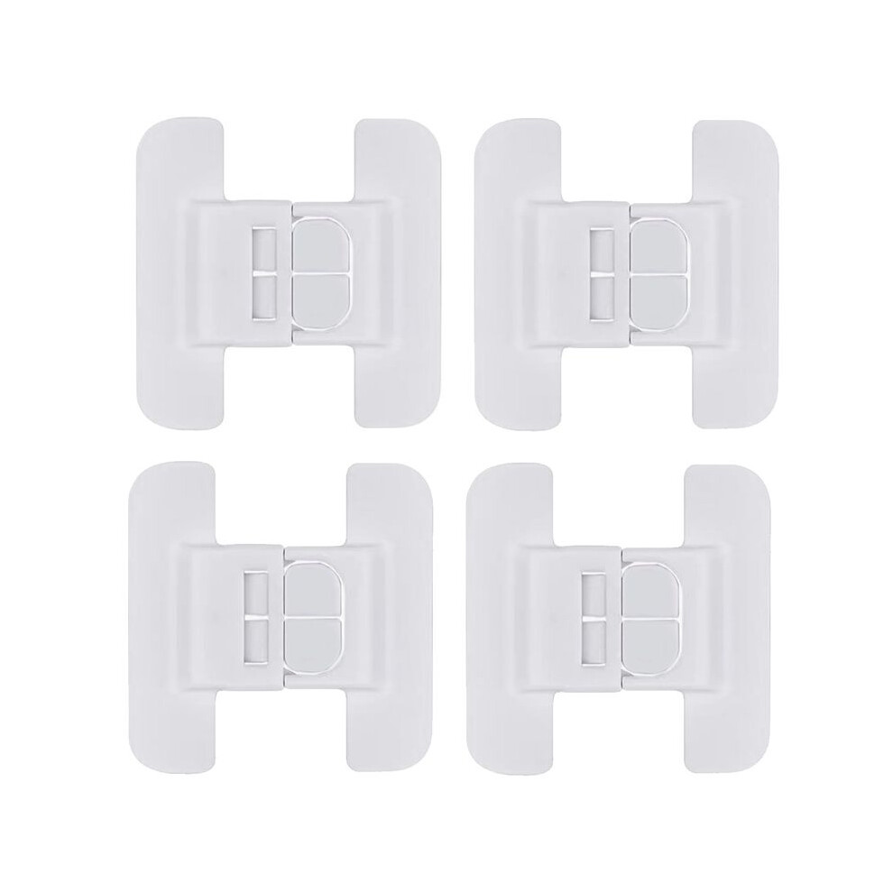 Fridge Lock, Refrigerator Lock for Kids, Cabinet Locks for Babies, Child Drawer Locks, Freezer Door Lock for Proof 4Pcs