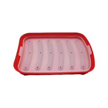 Red-6 in 1 Sausage Machine DIY Mold Making Hot Dog Handmade Ham Silicone Mold Food Machine Kitchen Cooking Gadgets