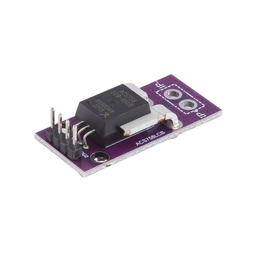 Acs758 Acs758lcb-050B Current Module Linear Hall Current Sensor Pff-T Current Detection 3-5V 50A 6033134642390