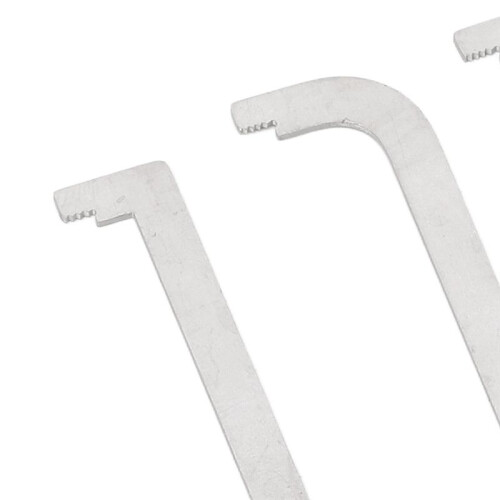 4Pcs Comb Picks Comb Lock Picks Metal Teeth Tools Pick Combs Stainless Steel Comb Tools for Repair 1