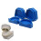 6PCS Dental Model Base Former Impression Trays Base Molds Set for Lab Plaster Model Cast Trimming 3