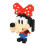 (Red Goofy)Children Building Blocks Assembling Toy Abs Material Interesting 1