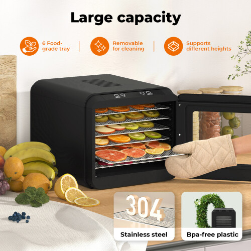 Spector Electric Food Dehydrator 6 Stainless 2