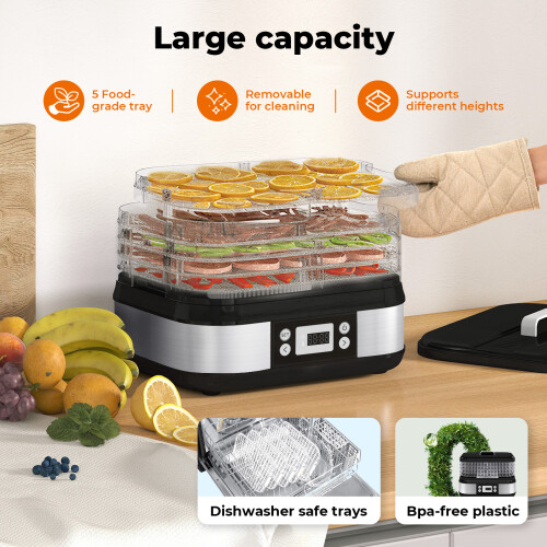 Spector Food Dehydrator 5 Tier Fruit Dryer Meat 2