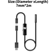 (7mm*2m)Usb Borescope Endoscope With Phone Connection Portable Visual Inspection Tool