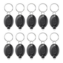 10 Pack LED Keychain Flashlight LED Keychain Light Portable Key Ring Torch for Outdoor Camping Hiking