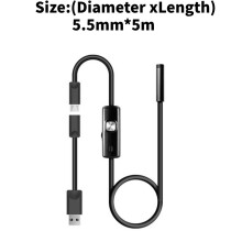 (5.5mm*5m)Usb Borescope Endoscope With Phone Connection Portable Visual Inspection Tool