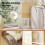 Levede Compact Folding Computer Desk Oak/White 5
