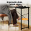 Levede 80cm Black Computer Desk w/ Storage Bag 4