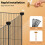 Skylos Small Pet Playpen Hamster Run Puppy Rabbit 6