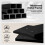 Levede 80cm Black Computer Desk w/ Storage Bag 3