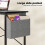 Levede 80cm Black Computer Desk w/ Storage Bag 2