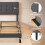 Levede King Linen Upholstered Bed Frame Grey 6