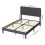 Levede King Upholstered Soft Foam Bed Frame 8