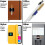 4 Confezioni di Portapenne per Notebook, Portapenne Autoadesivi e Custodie Elastiche per Matite Progettati Specificatamente Viola 2