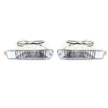 1 Pair for    2 MK2  2 MK2 1980-1992 Front Turn Signal Bumper Indicator Light Lamp with Harness B