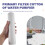 10 ST Universal Vattenfilter PP Bomullsfilterpatron Sedimentvattenfilter Polypropenmaterial, 1 Mikrometer 3