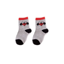 (Gray,23)Cotton Boys Socks Cute Cartoon Pattern Kids Socks For Sport Style