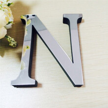 (N) Letters 4 Love Home Furniture Mirror Tiles Wall Sticker Decor Art Selfadhesive