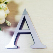 (A) Letters 4 Love Home Furniture Mirror Tiles Wall Sticker Decor Art Selfadhesive